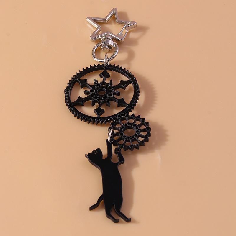 Lovely Acrylic Frog Keychain Men Women Animal Keyring Pendants for Car Key Holder Handbag Decor Handmade Jewelry Gifts