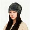 Hat Cold Hat Stacking Hat Big Head Circumference Female Thin Autumn and Winter Windproof Ear Protection Postpartum Confinement Hat Showing Face Small