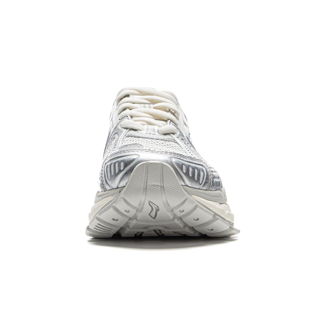 Li Ning Lijun BOW Trend Sports Shock Absorption Non-Slip Wear-Resistant Low-Top Casual Shoes Women Casual Shoes Silver AZGV028-1