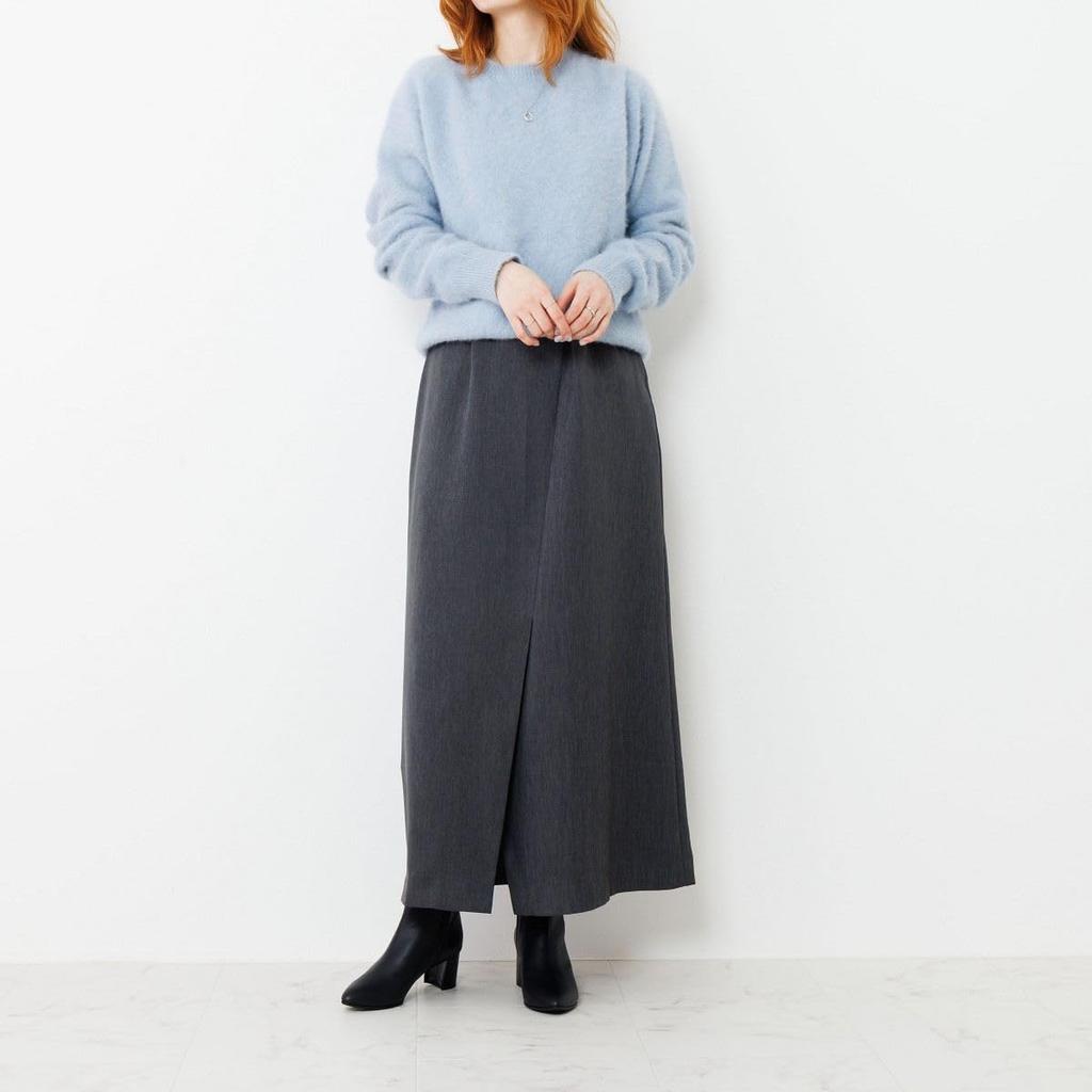 Genuine leather cushioned soft boots made in Japan by HIMIKO, 5.5cm heel with belt part design, 653401, black, size 235