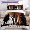 Western Cowboy566 Customize Your Name Bedding Set Breathable Duvet Cover With Pillowcases Decorative Bed Linen For Bedroom Home Decoration Birthday Gi