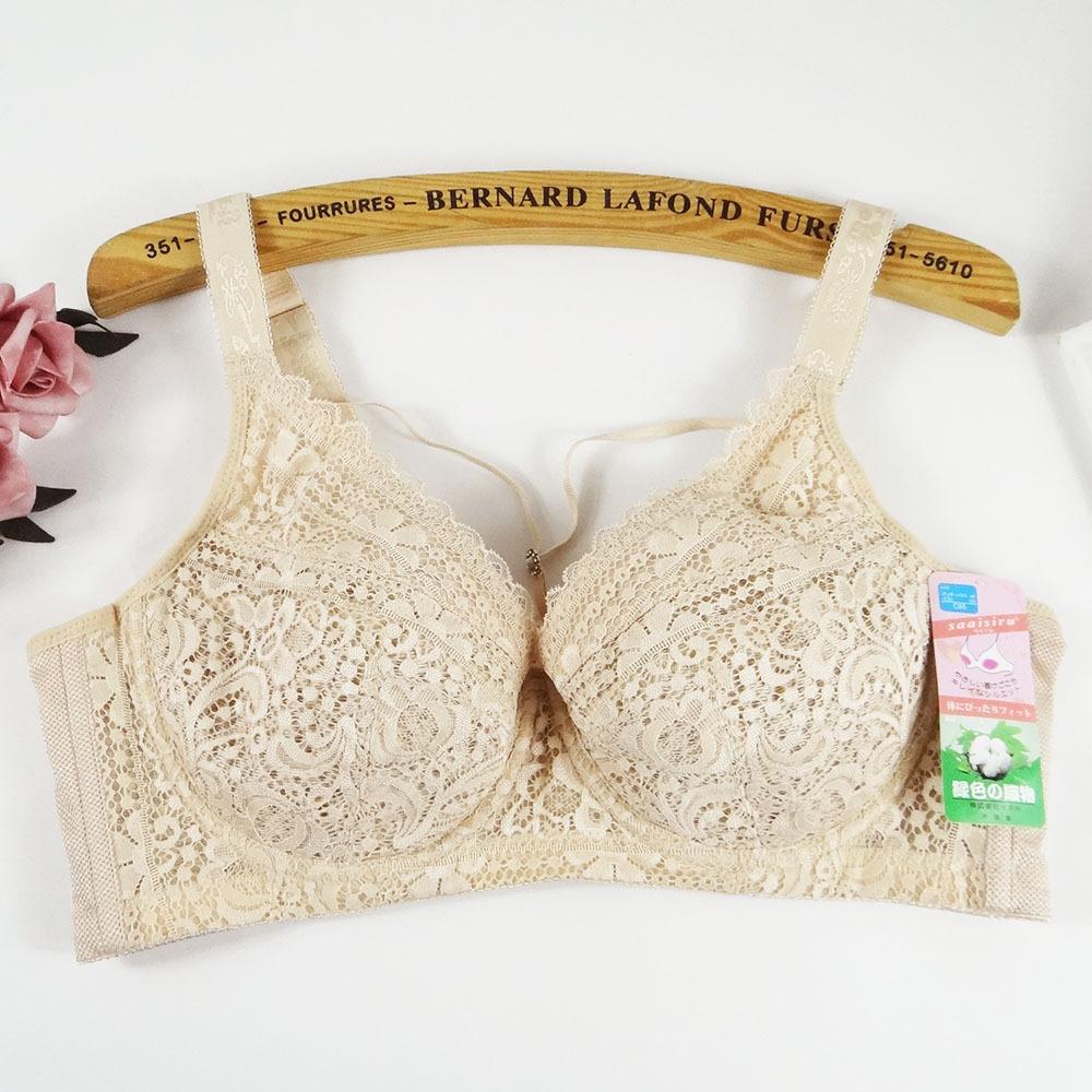 

Летние дышащие ультратонкие чашки больших размеров, сексуальный бюстгальтер, женское белье, кружевное женское нижнее белье, бюстгальтеры пуш-ап 75, 80, 85, 90, 95, 100 BCDEF Bh 40/90E бежевый