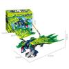 447 BUC Blocuri de Construcție Dragon Verde Zburător Blocuri Model Dragon Antic Clasic Decorațiune de Birou Jucărie DIY Pentru Copii Cadouri de Sărbători