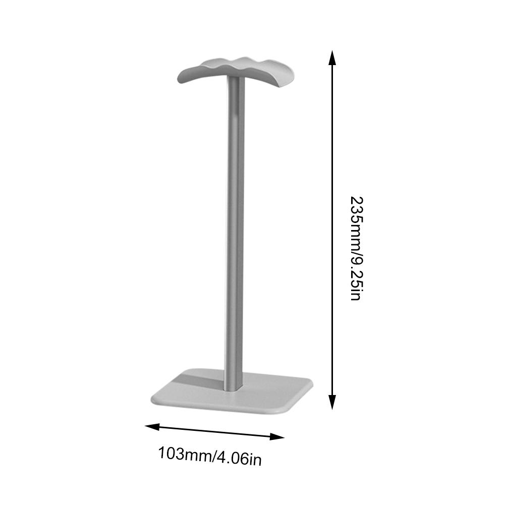 Universal Headphones Stand Holder Aluminuim Headset Holder Non-Slip Stand Holder Rack Support Over Ear PC Headsets Support Rack