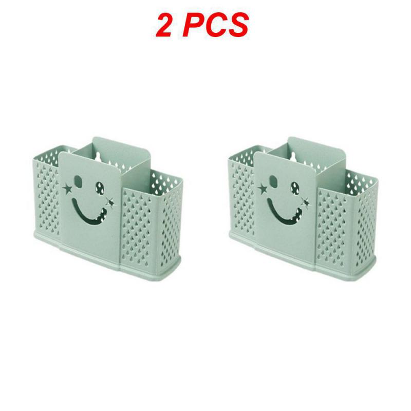 1/2/4PCS Kitchen Draining Rack Cage Cutlery Chopsticks Spoon Holder Storage Box Plastic