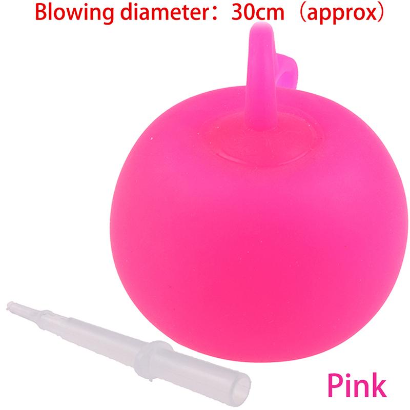 Can Blow 30Cm Kid Bubble Ball Balloon Indoor Outdoor Inflatable Ball Balloon Toy