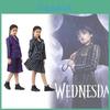 Wednesday Addams Familie Cosplay Kostüm Mit Polyesterstoff Für Halloween Und Rollenspiel