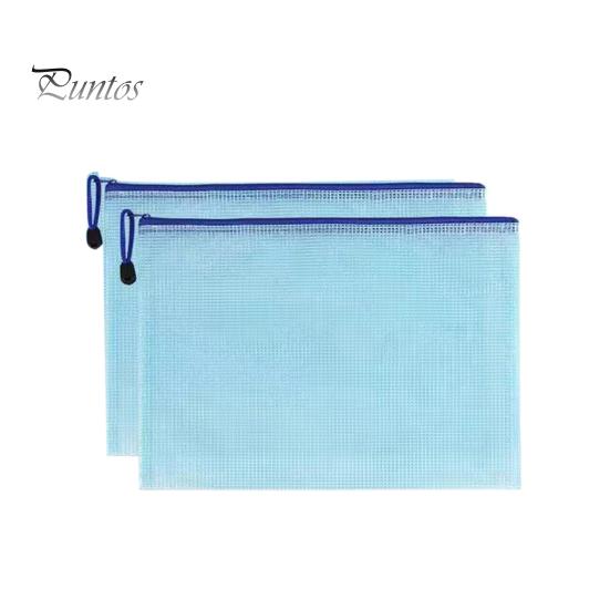 

2 шт. прозрачные водонепроницаемые пакеты для файлов A4 A5, держатель для файлов, сетчатые карманы, яркие цветные пластиковые сумки для хранения с веревочной ручкой A5 синий