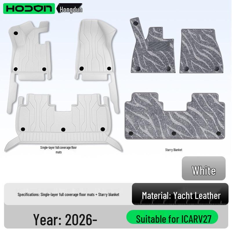 Chery ICAR V27 2026 Full Floor & Trunk Mats - Interior Upgrade