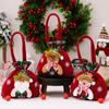 2pcs Thick Christmas Gift Bag Cute Packaging Bag Xmas Tree Pendant Decor Tote Bag Children