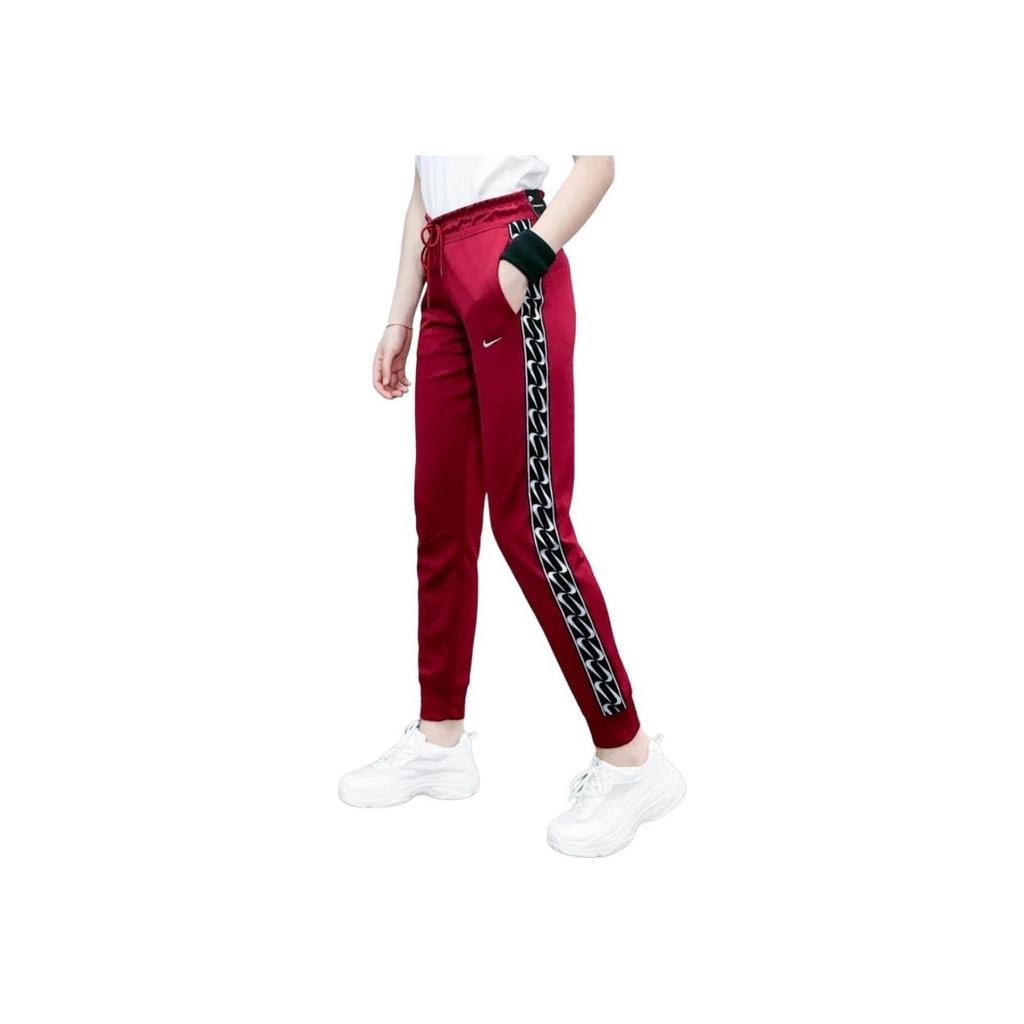Nike Pantaloni Jogger Tricotați Casual cu Logo Lateral Dama Funduri Vișiniu CJ6326-677