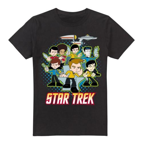 Star Trek Quogs Mens Collage T-Shirt