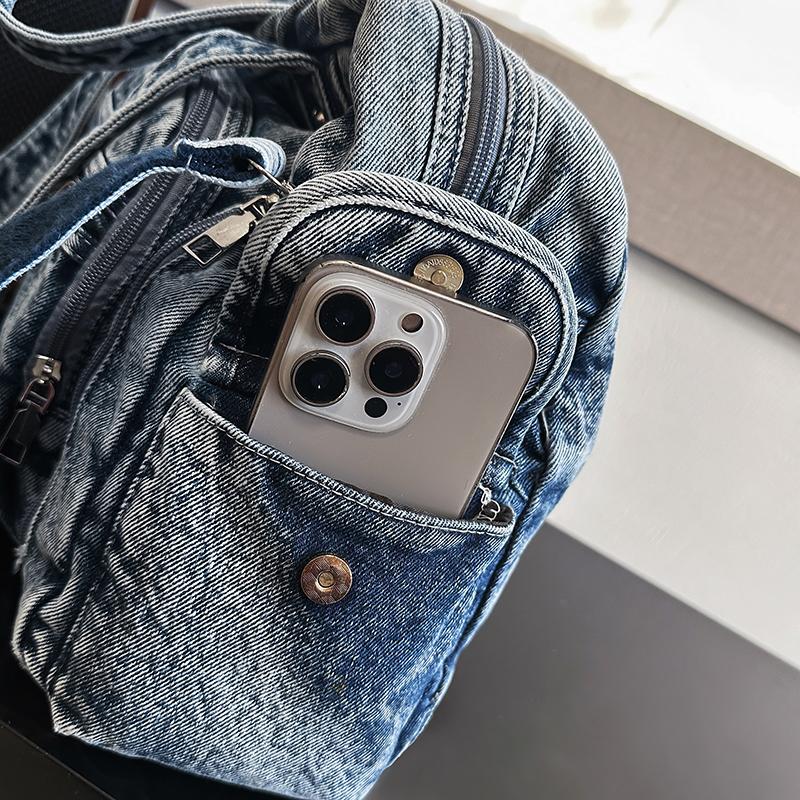 Denim Bag Women's Tote Bag Large Capacity Shoulder Crossbody Bag