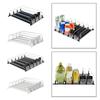 Drink Organizer for Fridge Automatic Drink Propeller Dustproof Easy to Assemble Can Dispenser for Garage Household