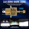 2Pcs 30000LM H4 LED Headlight Bulbs 9003 HB2 Led High Low Beam Motorcycle Headlamp Car Light 24pcs 3570 CSP Turbo  Auto Moto Lamp 6500K 12V