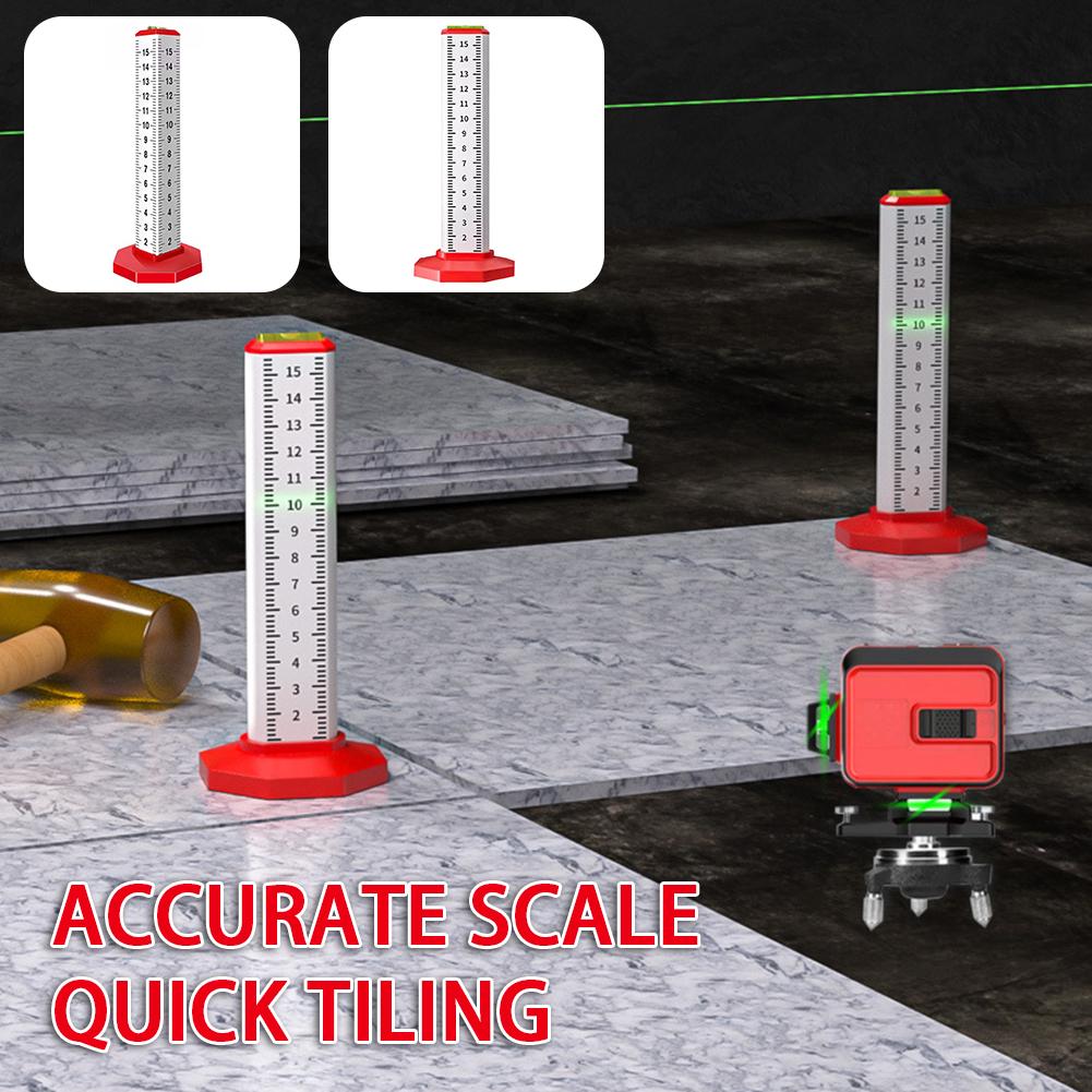 Floor Tile Height Ruler High-Precision Equal Height Horizontals Elevation-Ruler Portable Lay Floor Tiles Tool Ruler Special Tool