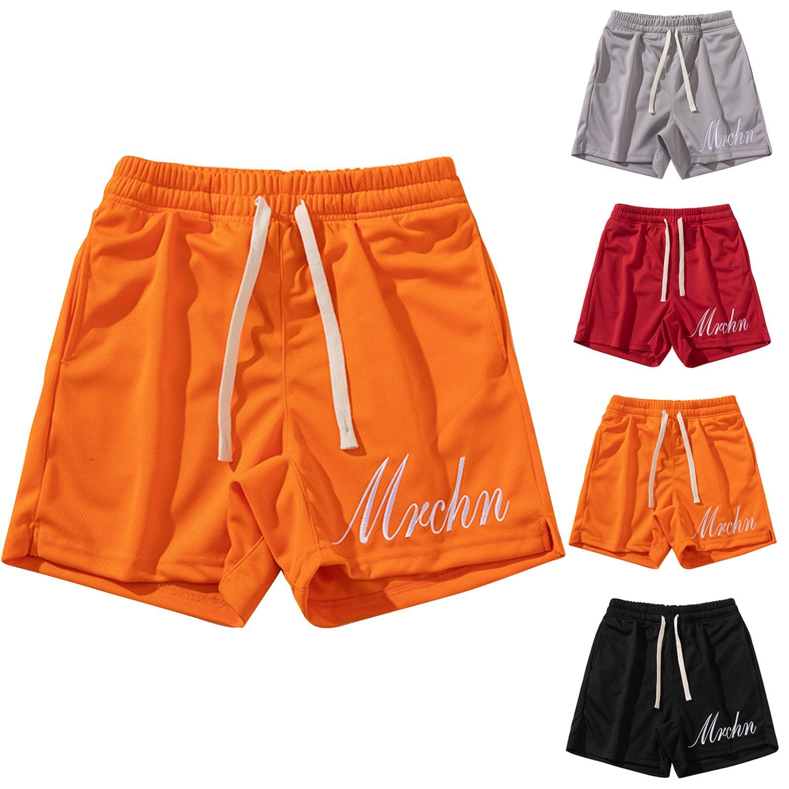 

Мужские четверти брюки летние вышитые буквы повседневные спортивные шорты спортивные брюки тренировочные брюки