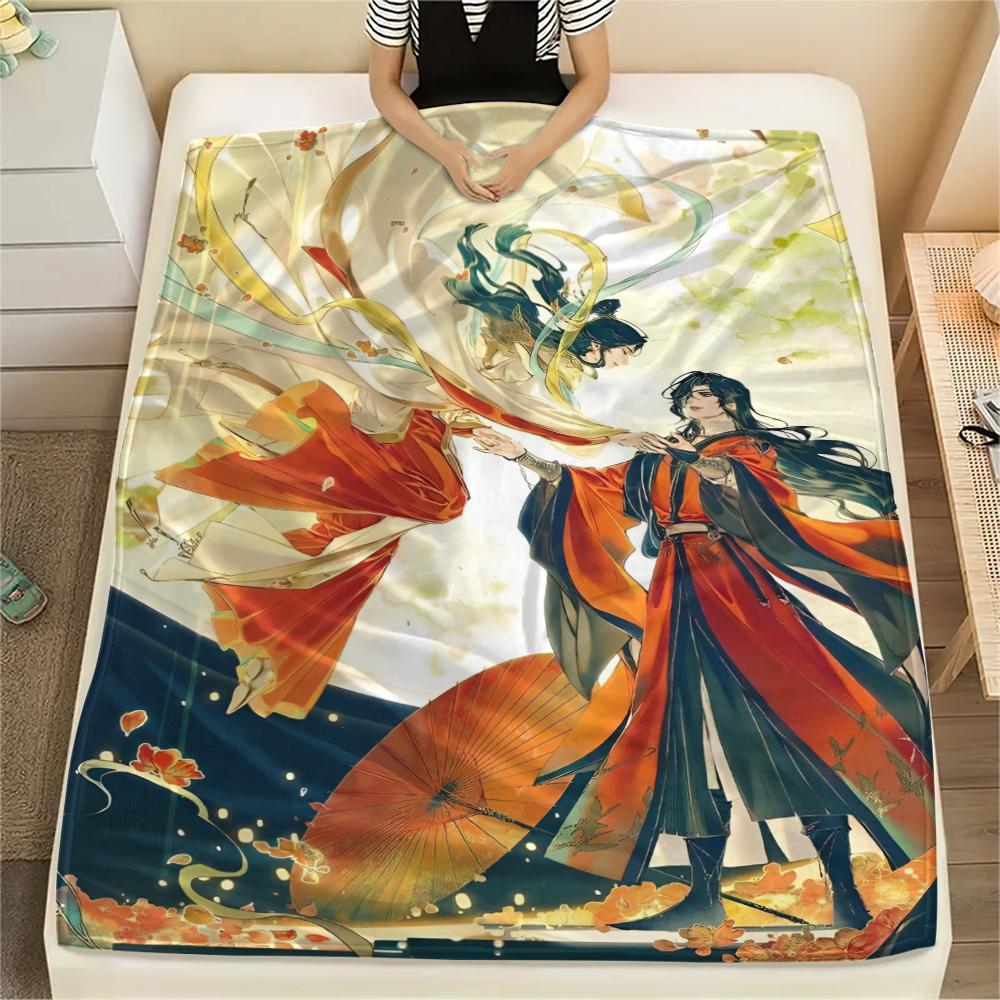 1 Pezzo Coperta in Flanella con Stampa Cartone Animato, Alta Qualità Confortevole per Tutte le Stagioni, Decorazione per la Casa, Calore e Comfort, Perfetta per Regalo di Natale Compleanno