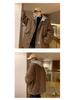 Men's Korean Style Woolen Cotton Winter Jacket - Trendy, Thickened, Loose Fit, Two-Piece Windbreaker, Retro Hong Kong Style