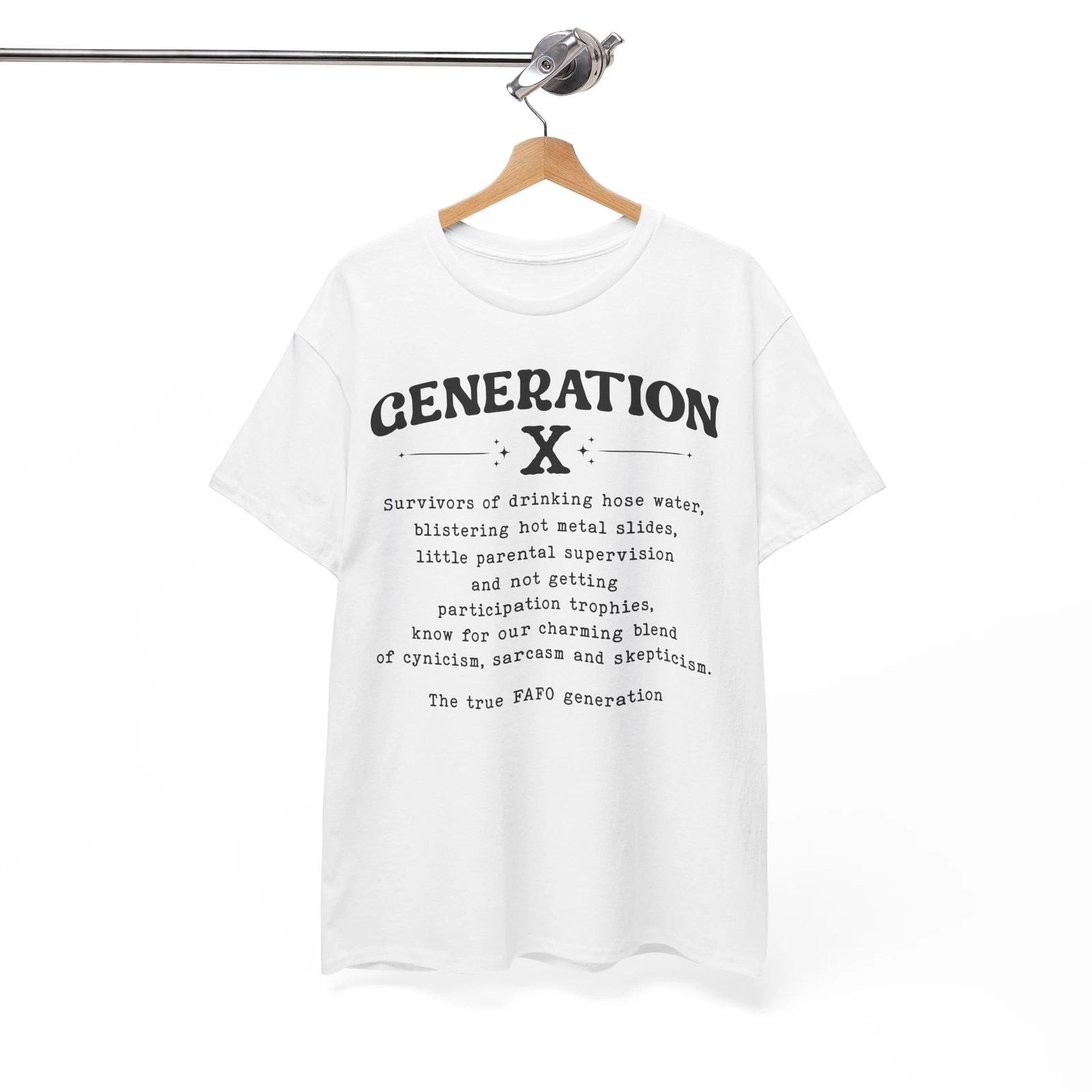 

Generation X T-Shirt - Smart & Funny Tee for Quick Thinkers XL