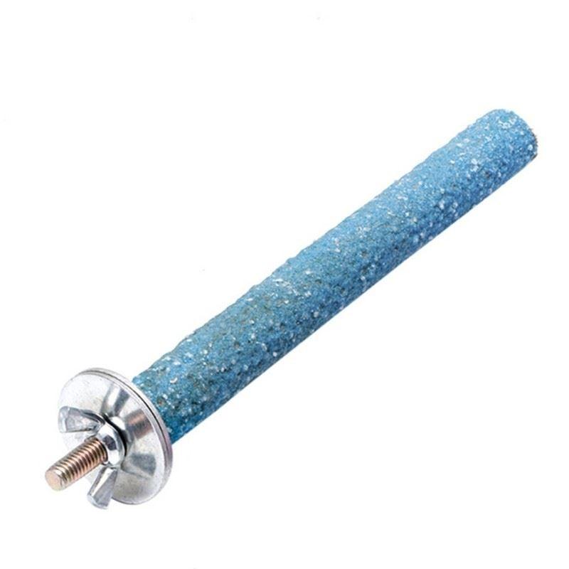 Loro Percha Natural Soporte Huella de Perro Pulido Palos Áspero Superficie Borde