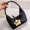 Cute Star Mobile Phone Rope Soft Alien Cat Keychain Plush Backpack Pendant  Accessories Gifts