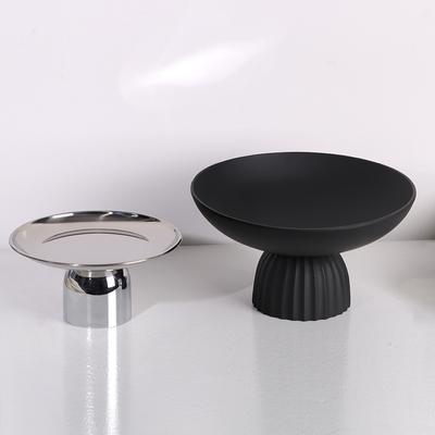 Basit Modern Siyah Minimalist Uzun Meyve Tabağı Süsleri Satış Ofisi Model Odası Ev Masaüstü Saklama Meyve Kasesi Süsleri