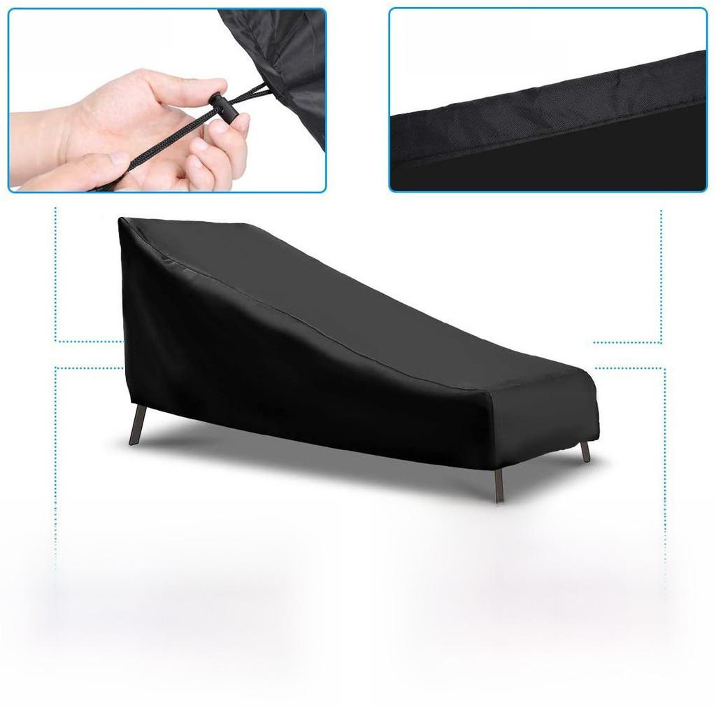 Schwarze Polyester Liegenabdeckung mit staubdichten und wasserdichten Eigenschaften