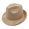 Top Hat Suede Vintage Men'S And Women'S British Hat Back Edge Jazz Hat Wool Top Hat Cowboy Hat