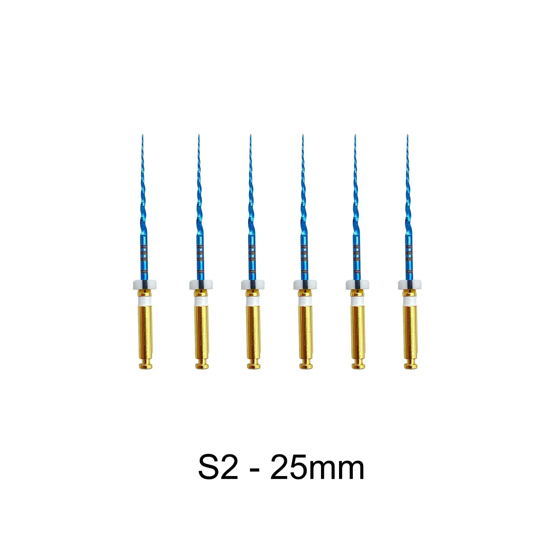

Супер-файл для стоматологических инструментов, синий роторный Pro, гибкий конусный файл для активации тепла, для корневых каналов 25mm S2