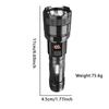 High Power Led Flashlight 7 Lamp Beads with Side Light Super Bright USB Rechargeable Torch Outdoor Camping Fishing Lamp