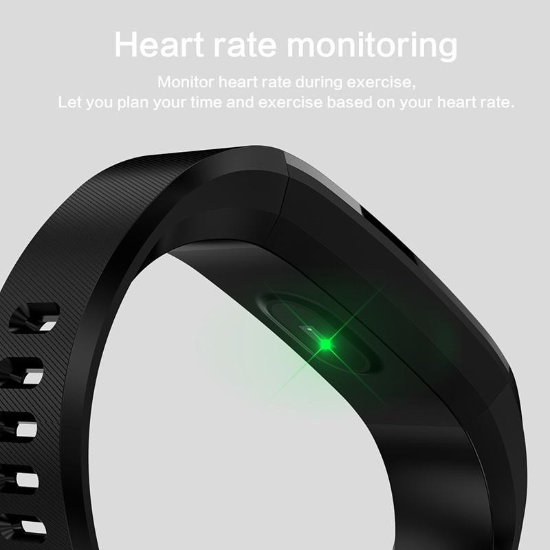 Smart Watch Fitness Tracker Heart Rate Monitor Blood Pressure Bracelet Pedometer