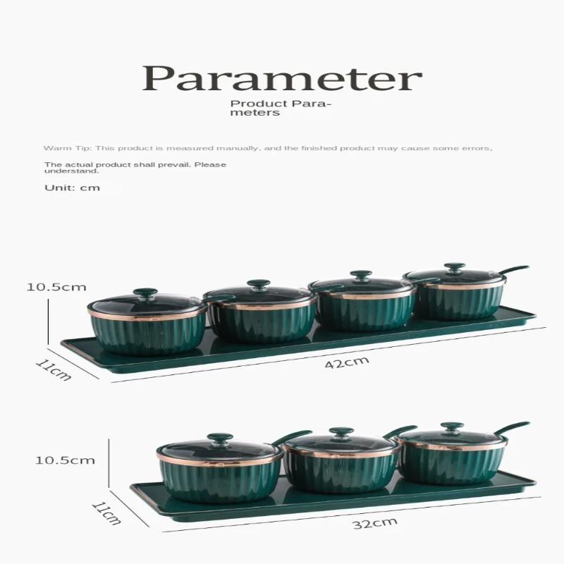 Úložná krabička na koření Láhve na koření Nádoba na pepř Nádoba na cukr Mísa Slánka Sklenice Sezamová láhev s víčkem Kuchyňské doplňky