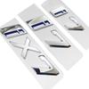 Car Stickers ABS 3D Letters Rear Trunk Emblem Logo for BMW iX i3 i4 i7 iX3 iX4 iX7 Matte Silver Accessories tv2