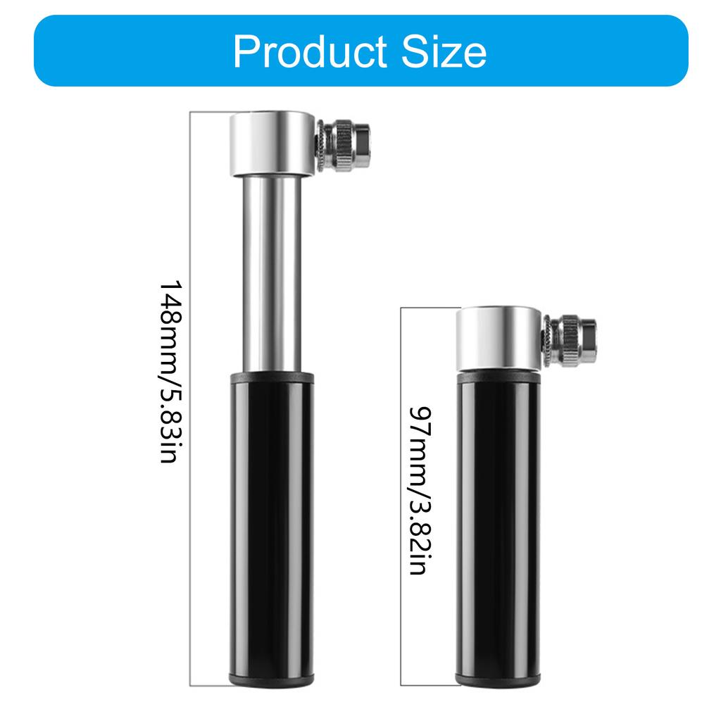 Compacts Bike Air Pumps Light weight Durability Bike Pumps With Ergonomic for Cycling and Outdoor Sport
