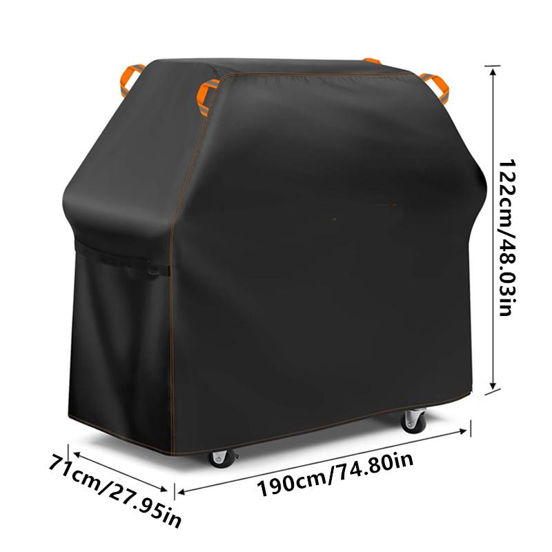 Outdoor BBQ Grill Cover Waterproof UV Resistant Heavy Duty Dustproof Protector Fits Weber Nexgrill Expert Grill