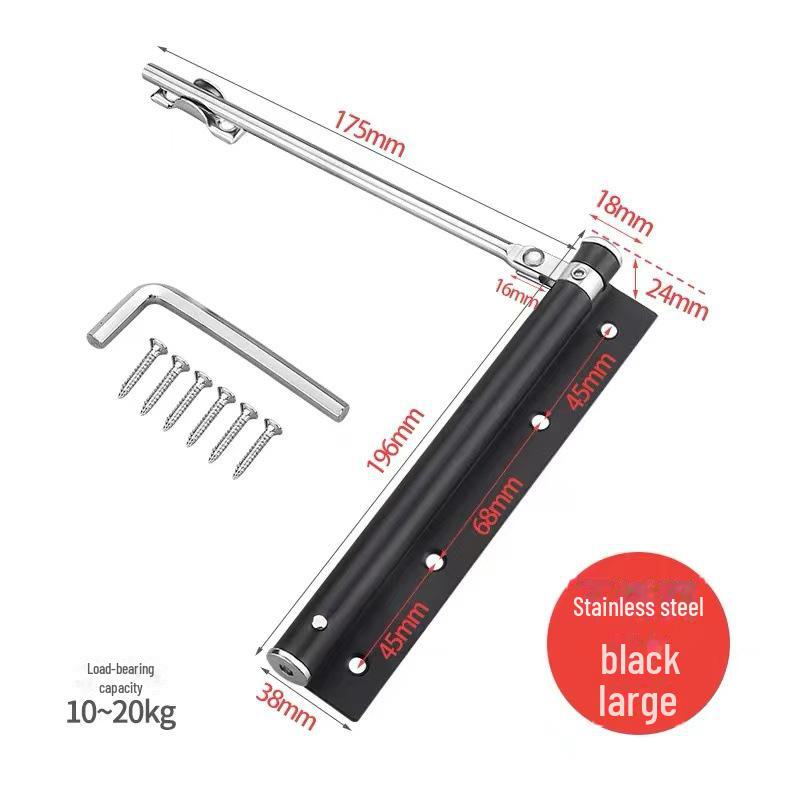 

Автоматический доводчик из нержавеющей стали для деревянных дверей — легкий и простой в установке