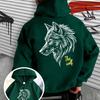 Men's Winter Wolf Printed Hoodie - Autumn/Winter Casual Outdoor Gift