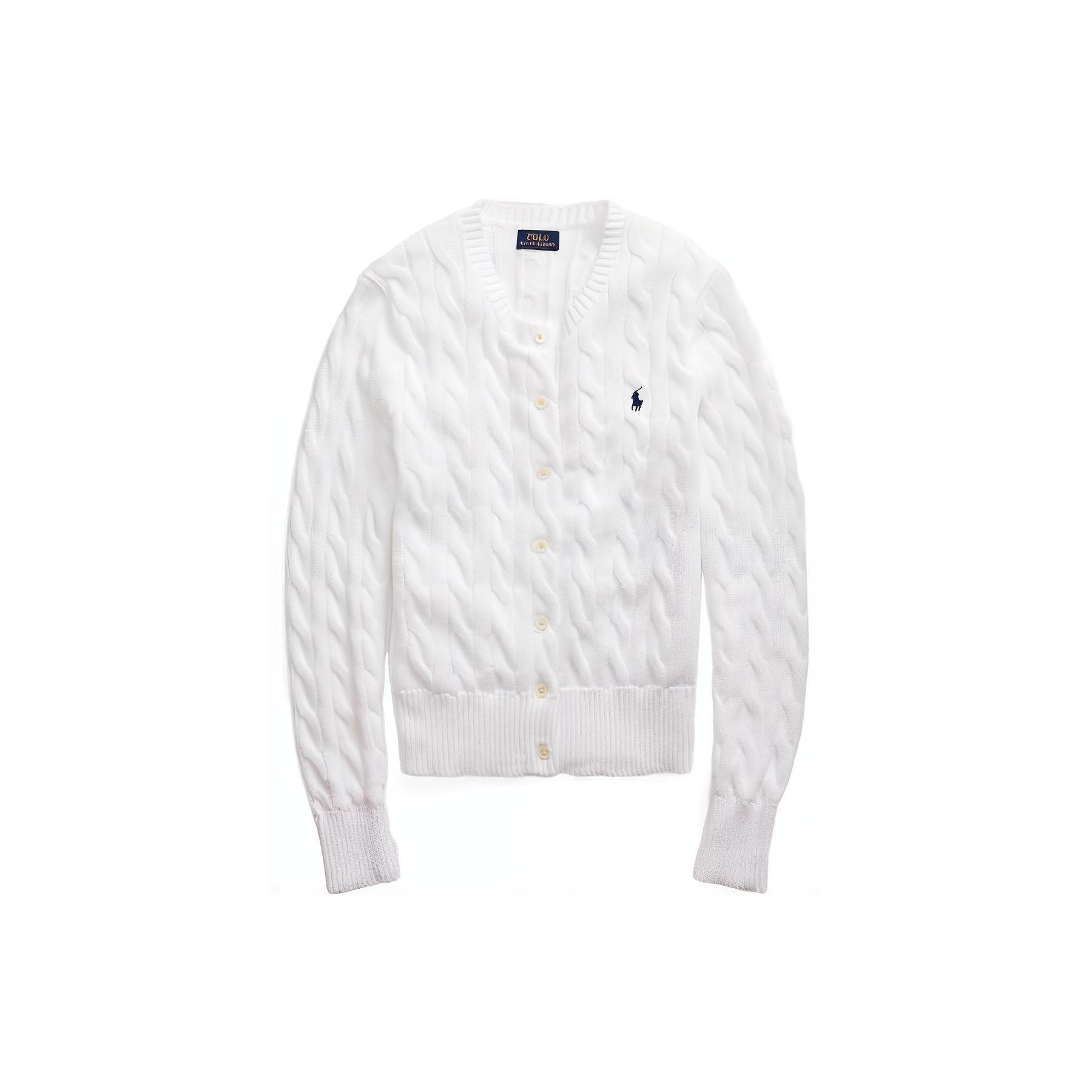 

Polo Ralph Lauren SS22 вязаный свитер женский свитер белый WMPOSWEN6820272-100 XS