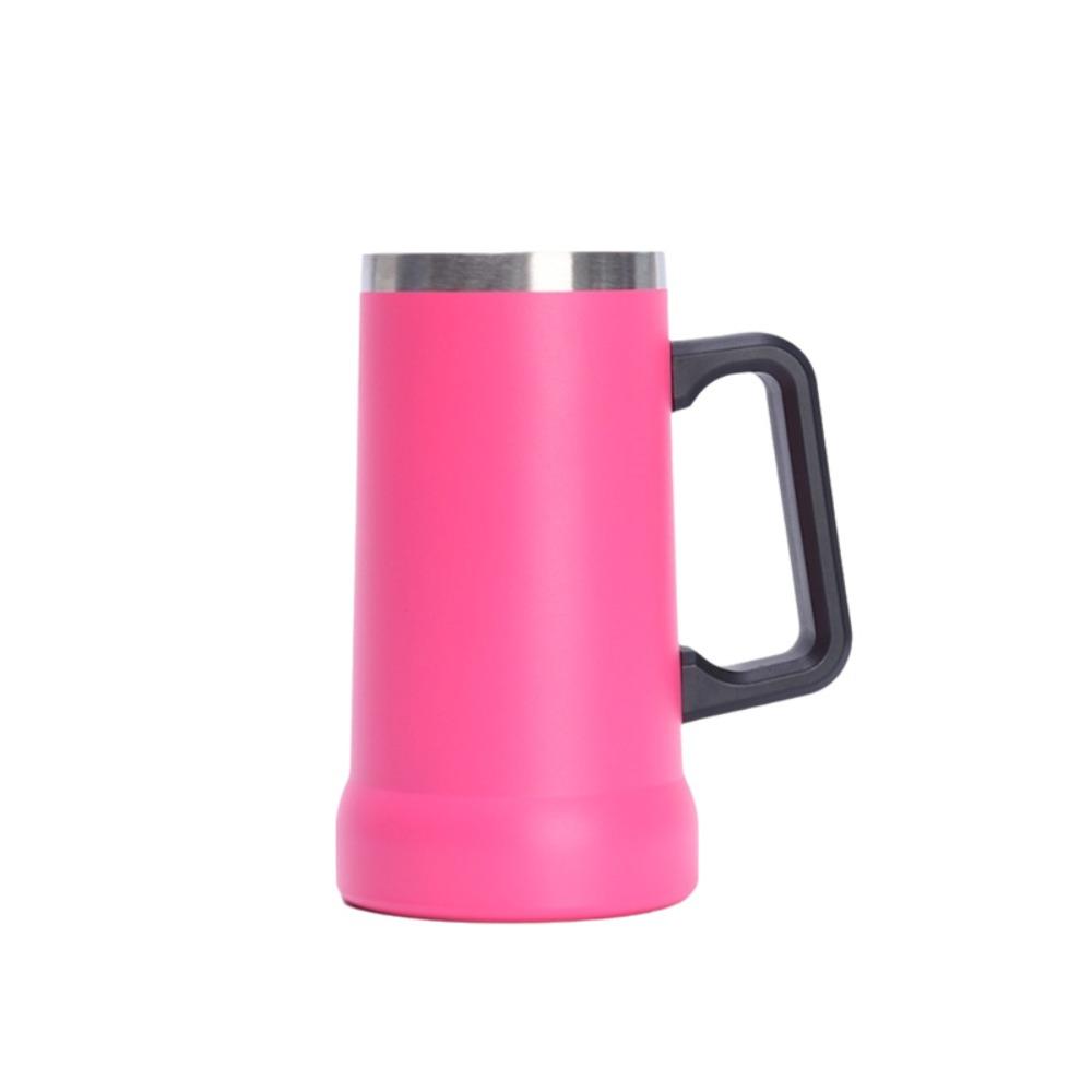 Stainless Steel Coffee Tumbler 24 OZ Insulated Beverage Cup Drinkware Thermos Cup  Party розы красного