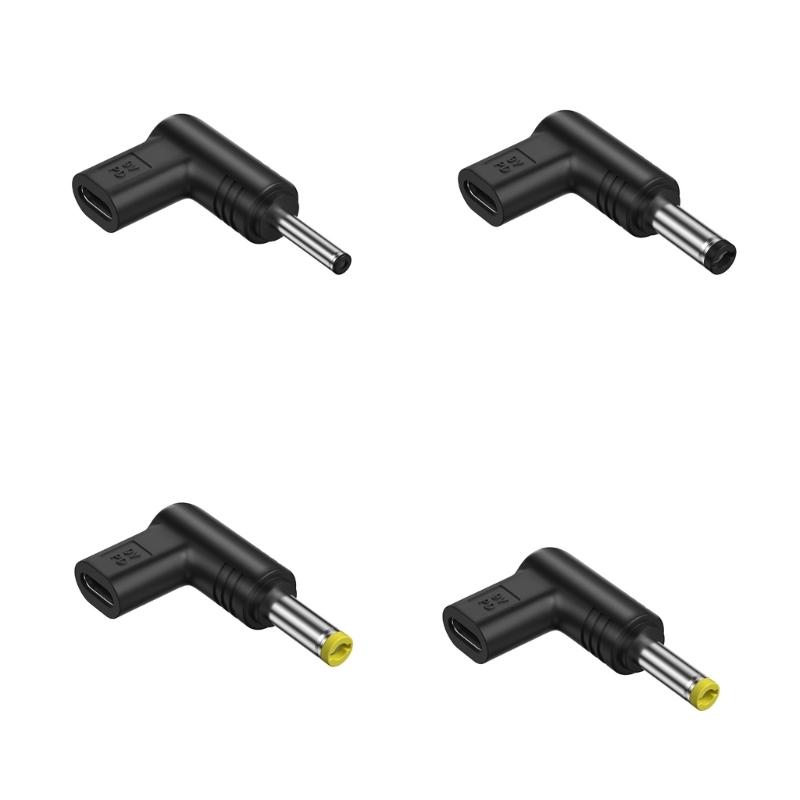 USB C PD To DC Power Connector Universal 5V 9V 12V 15V 19.5V Type C To DC Jack Plug Charging Adapter Converter for Router Tablet