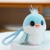 New Cute Little Tit Doll Pendant Keychain Color Bird Plush Toy Schoolbag Keychain