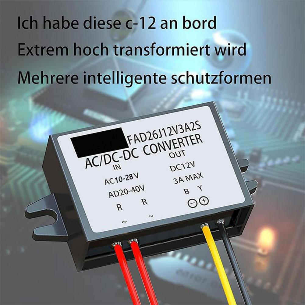 12V DC Power Supply AC-DC Current Converter 12v Ac Dc Current Converter Energy Saving Converter Dustproof Design