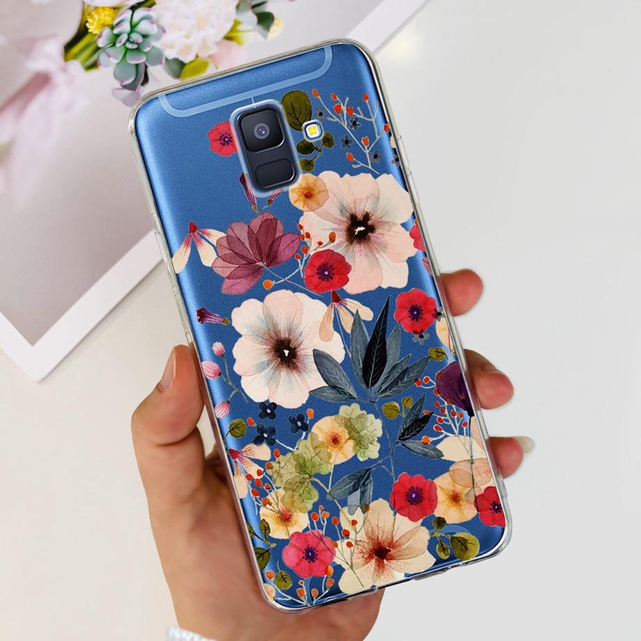Coques For Samsung Galaxy A6 2018 phone back case SM-A600 A600F for samsung A6 plus 2018 A605 A605F A6+ Fundas protective Cover