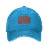 Unisex Women Cash Espresso Macchiato 2025 Estonia  Printed Hat Casual Distressed Denim Washed  Baseball Cap