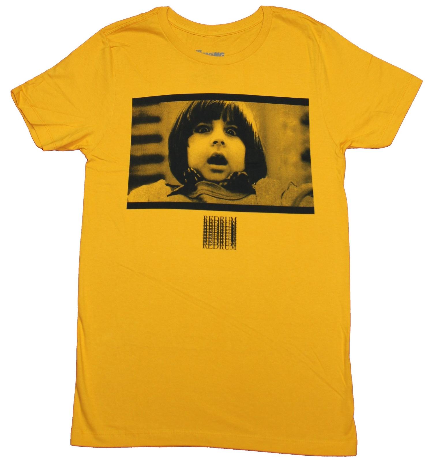 The Shining Mens T-Shirt - Redrum Danny Terrified Face Image S