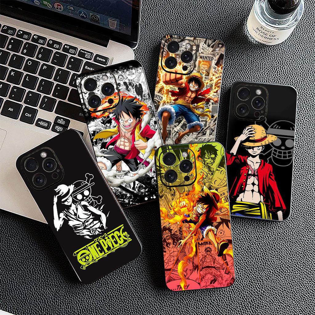 Soft Cover for Apple iPhone 17 16 14 15 Plus Pro Max 16E ProMax + 15Plus 15+ 16+ Casing Phone Case One Luffy Pieces