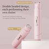Quiet Motor Personal shavers with Rounded Ceramic Blades for Low Noise Full Body Grooming