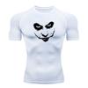 Men's Compression Fitness Sports T-Shirt, Horrible Joker Fac