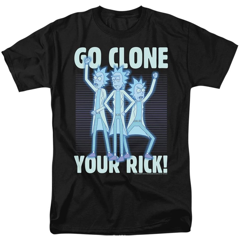 Rick And Morty - Go Clone Your Rick - Adult Men T-Shirt XXXXL